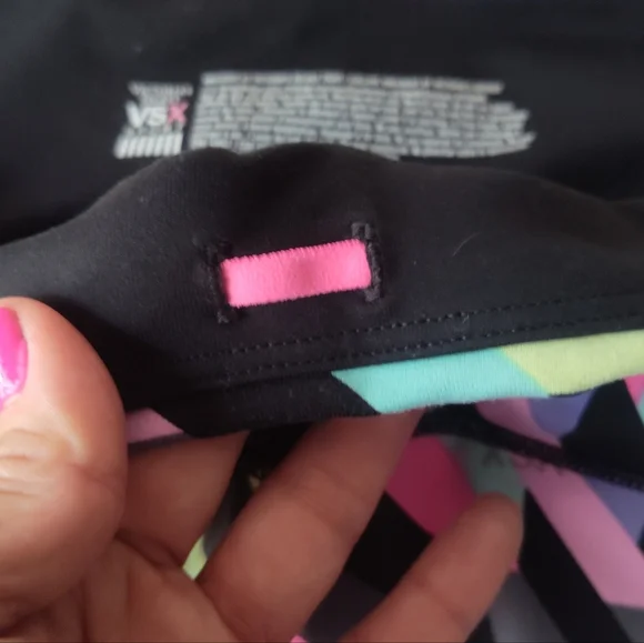 VSX Victoria's Secret Knockout Tight Printed All Over Logo Medium - Picture 10 of 10